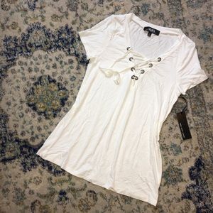 NWT LuLu’s lace up top